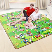 baby play mat 0 5cm thick foldable crawling mat double surface baby carpet rug cartoon game playmat developing mat for children