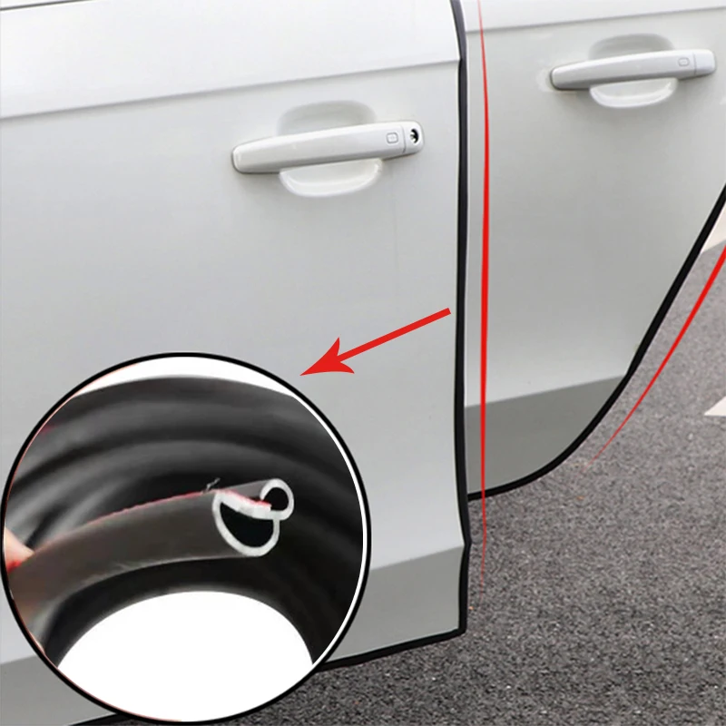 Звукоизоляционные уплотнительные полосы 3 м для края внутренней двери