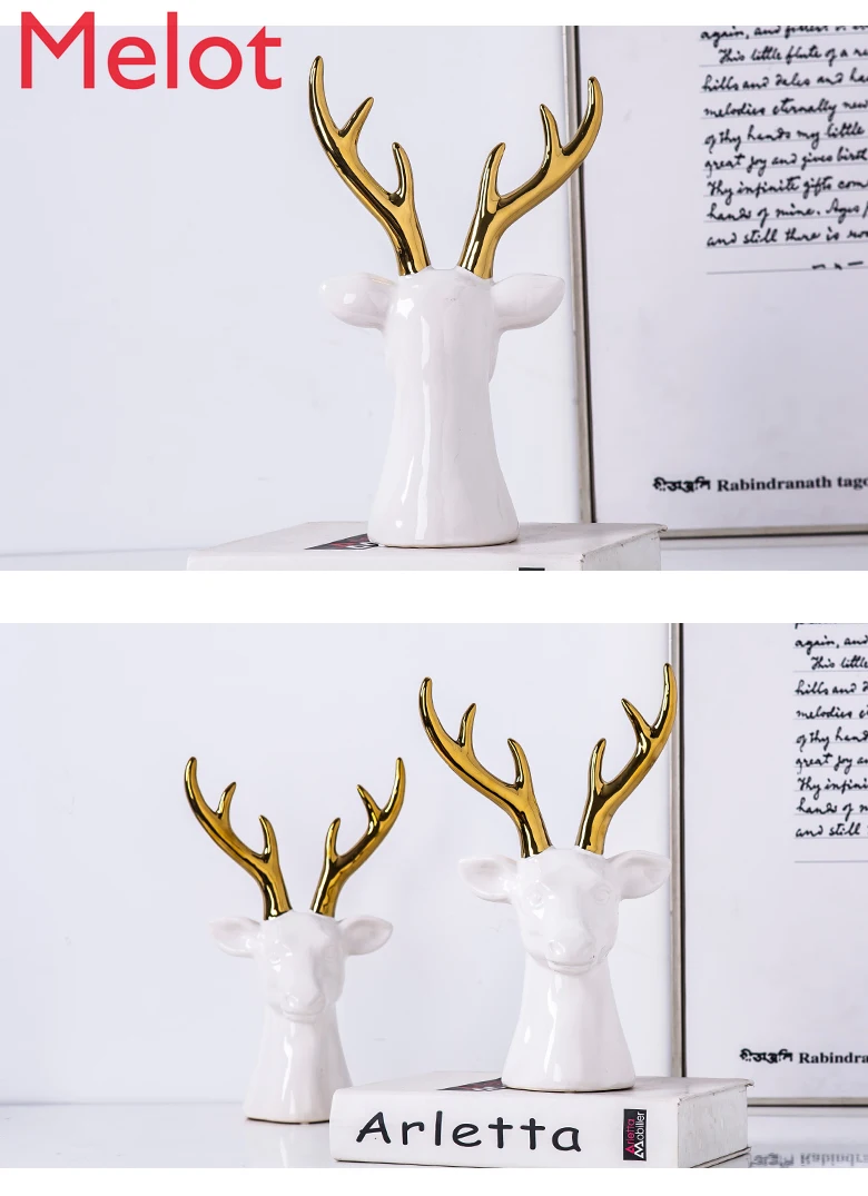 

Nordic Decoration Ceramic Gold Decoration Living Room Decorations European Wedding Gift