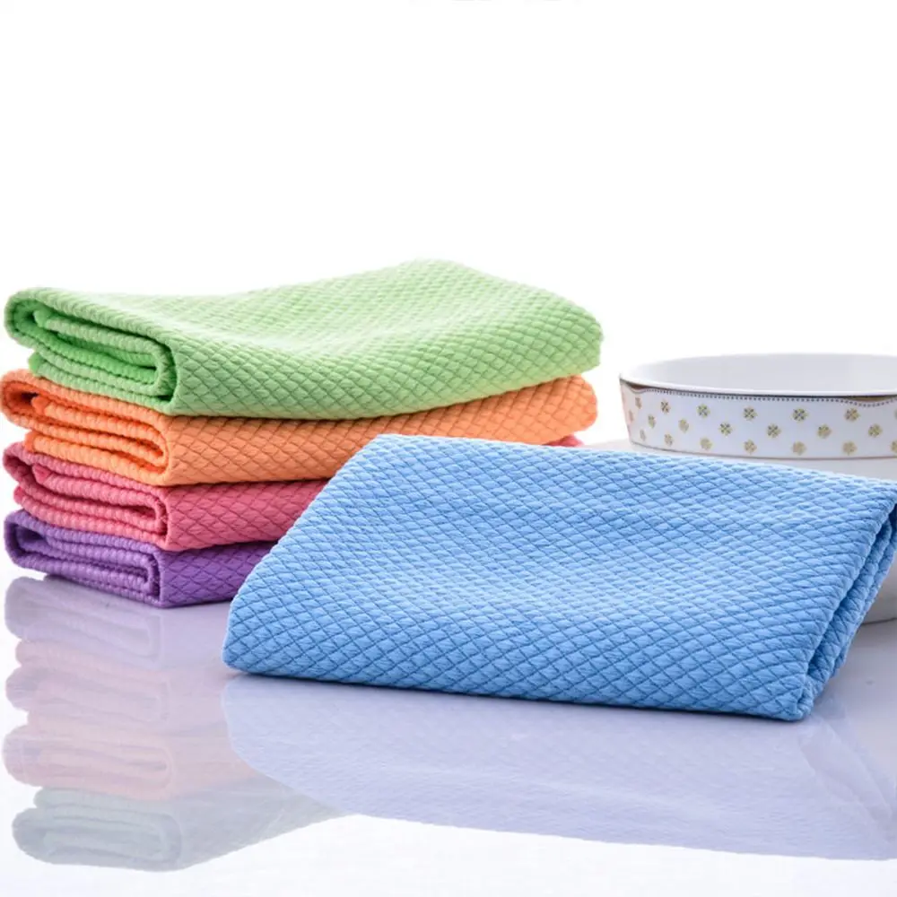 

Hot Sale Water Absorbable Glass Kitchen Cleaning Cloth Wipes Table Window 30 * 40CM