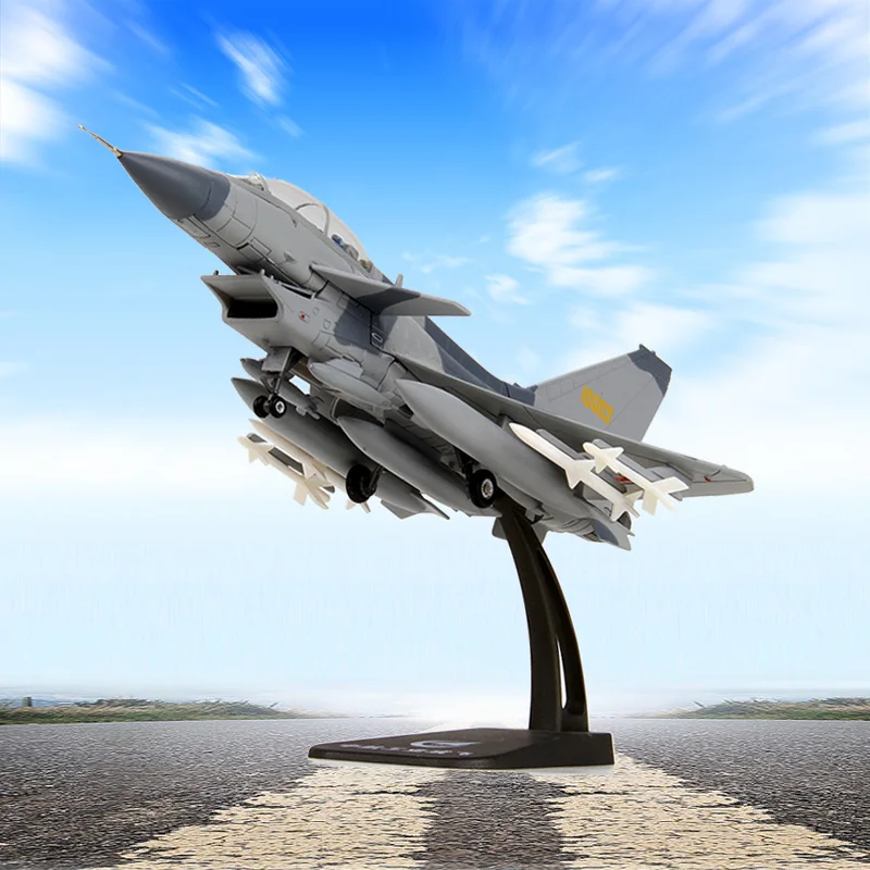 Модель истребителя из легированного металла J10 в масштабе 1:72 J-10 Военная