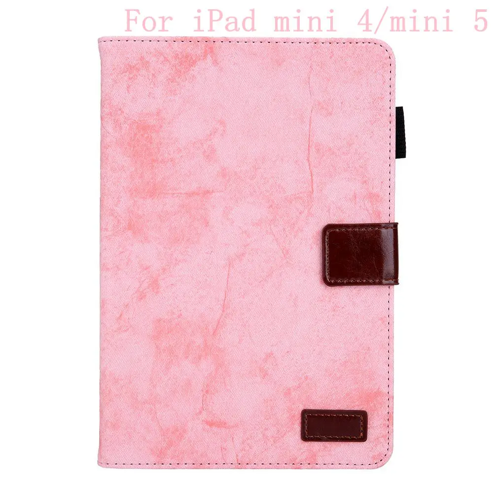 For iPad mini 4 0r 5 Чехол Floveme для i Pad Air 2 Шелковый чехол для i Pad Mini 2 4 5 складной тонкий полный защитный чехол для i Pad Pro 9,7 12,9 - Цвет: For iPad mini 4 0r 5