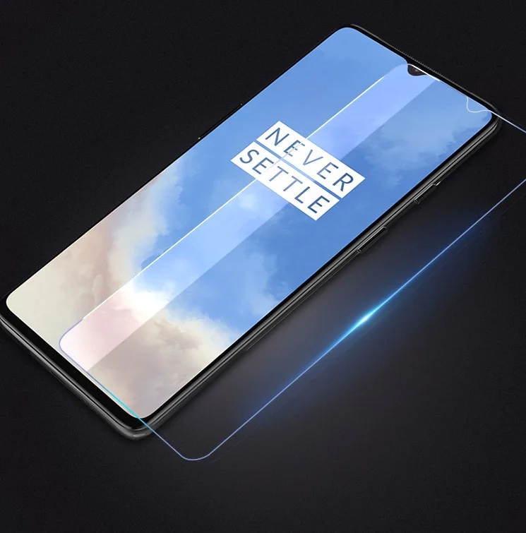 H Flat Edge Защитное стекло для экрана oneplus 7 oneplus 7t 6,41 ''NILLKIN Amazing H/H+ PRO/XD+ 9H oneplus 7 Закаленное стекло протектор oneplus 6T - Цвет: H Flat Edge