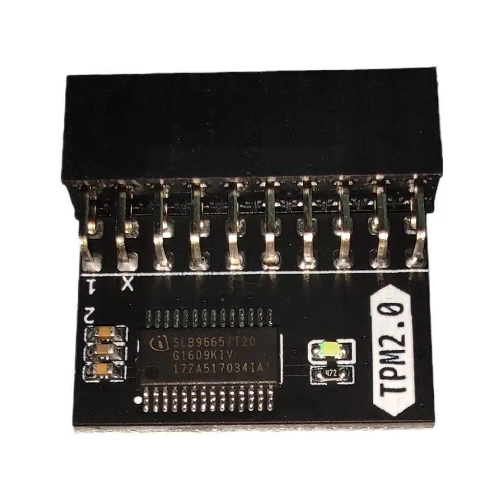 Модуль защиты lpc 20pin модуль безопасности шифрования удаленная карта TPM2.0 9665 деталь