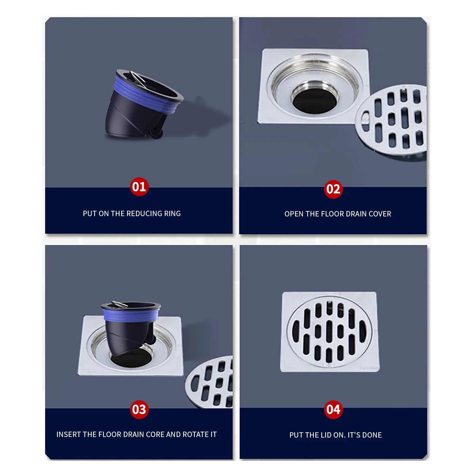 

Household Sewer Deodorant Core Floor Sewer Deodorizer Toilet Insect Sewer Core