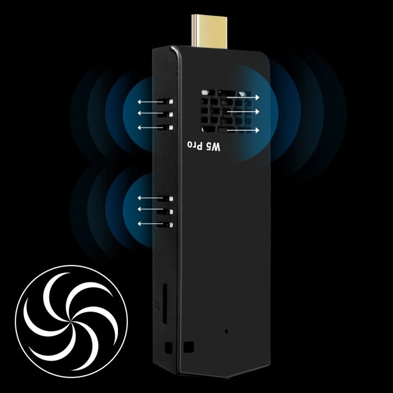 

W5 Pro Mini Computer Stick Windowns 10 Mini PC I-ntel A-tom Z8350 2GB DDR 32GB eMMC Support 4K 2.4G/5.8G WiFi CC BT 4.2