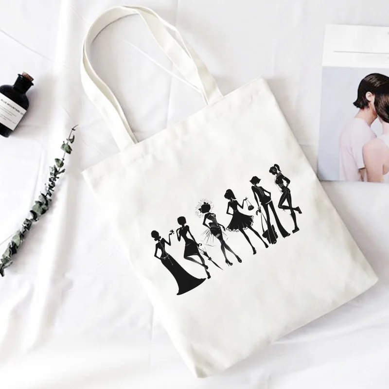 Четыре сумки через плечо с милым принтом кошки вместительная Холщовая Сумка на в