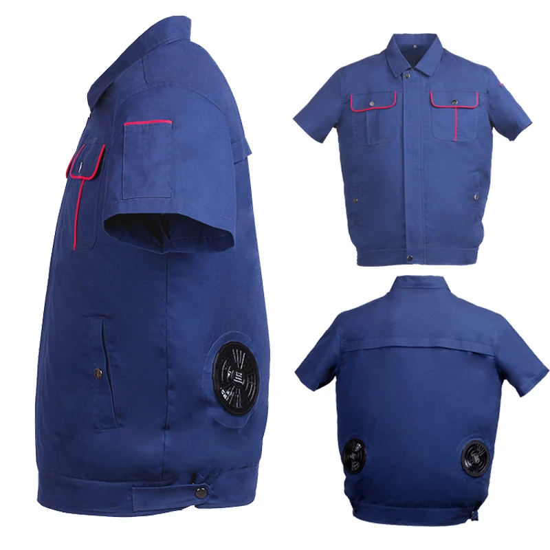 

PARATAGO 2021 летняя воздухопроницаемая безрукавка с вентилятором охлаждения для мужчин и женщин с USB-зарядкой смарт-жилет рабочее пальто дышащи...