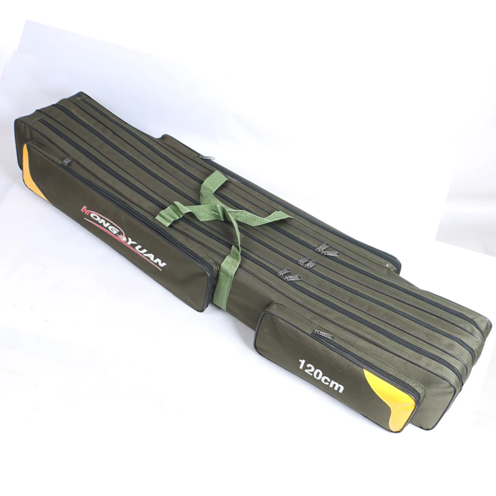 2/3 слоя холста сумка для удочки водонепроницаемая рыболовных снастей