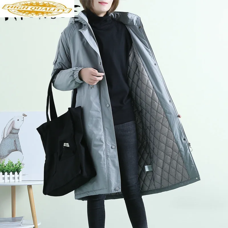 Зимняя женская куртка длинное женское пальто новинка 2020 Корейская парка с