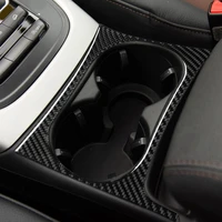 cup panel trim auto parts replacement carbon fiber car interior cup panel sticker for audi q5 8r 2010 2018 sq5 8r 2013 2017