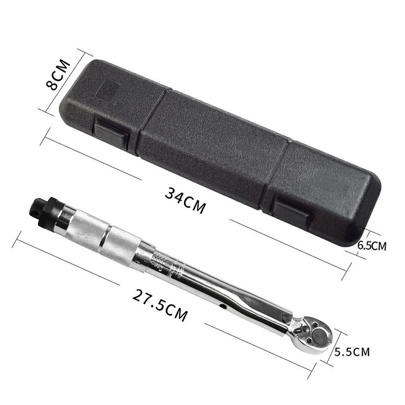 

Multi-function Drive Torque Wrench Carben Steel Adjustable Hand Spanner Auto Repair Tool --M25