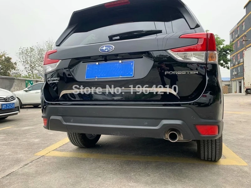 Для Subaru Forester 2018 2019 2020 ABS Хромированная Задняя Крышка багажника ниже крышка