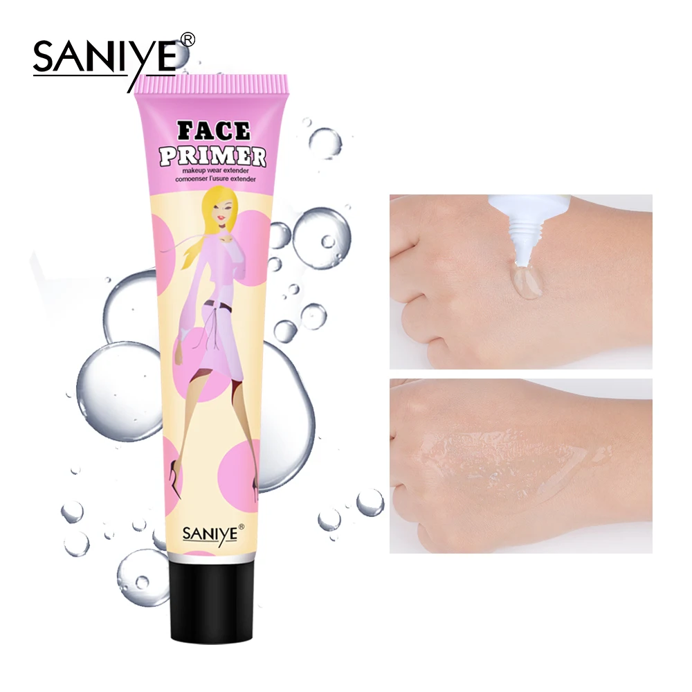 

SANIYE Makeup Base Face Primer Gel Invisible Pore Light Oil-Free Makeup Finish No Creases Not Cakey Foundation Primer Cosmetic
