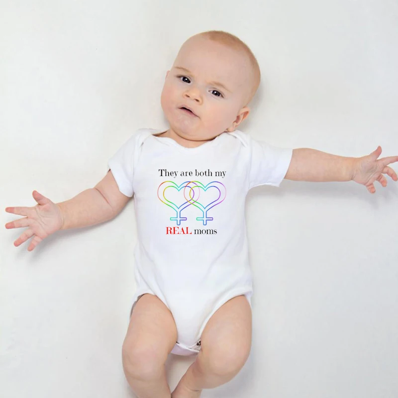 Одежда для новорожденных с принтом сердца и буквами Комбинезоны маленьких