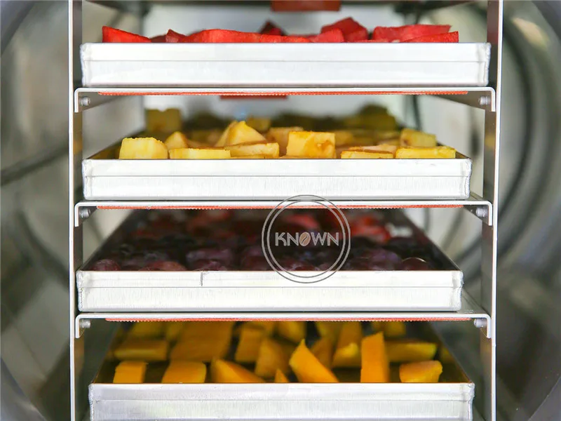 Hot Sale 1KG Capacity Commercial Meat Freeze Dryer Lyophilizer Vacuum Food Freeze Drying Machine images - 6