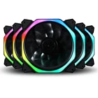 Вентилятор для ПК 120 мм, ультратихий светодиодный вентилятор 28 дБ, кулер для охлаждения ПК с анивибрационной резиновой прокладкой, вентилятор 12 см, 12 В постоянного тока, 3P, с интерфейсом IDE, 4 контакта