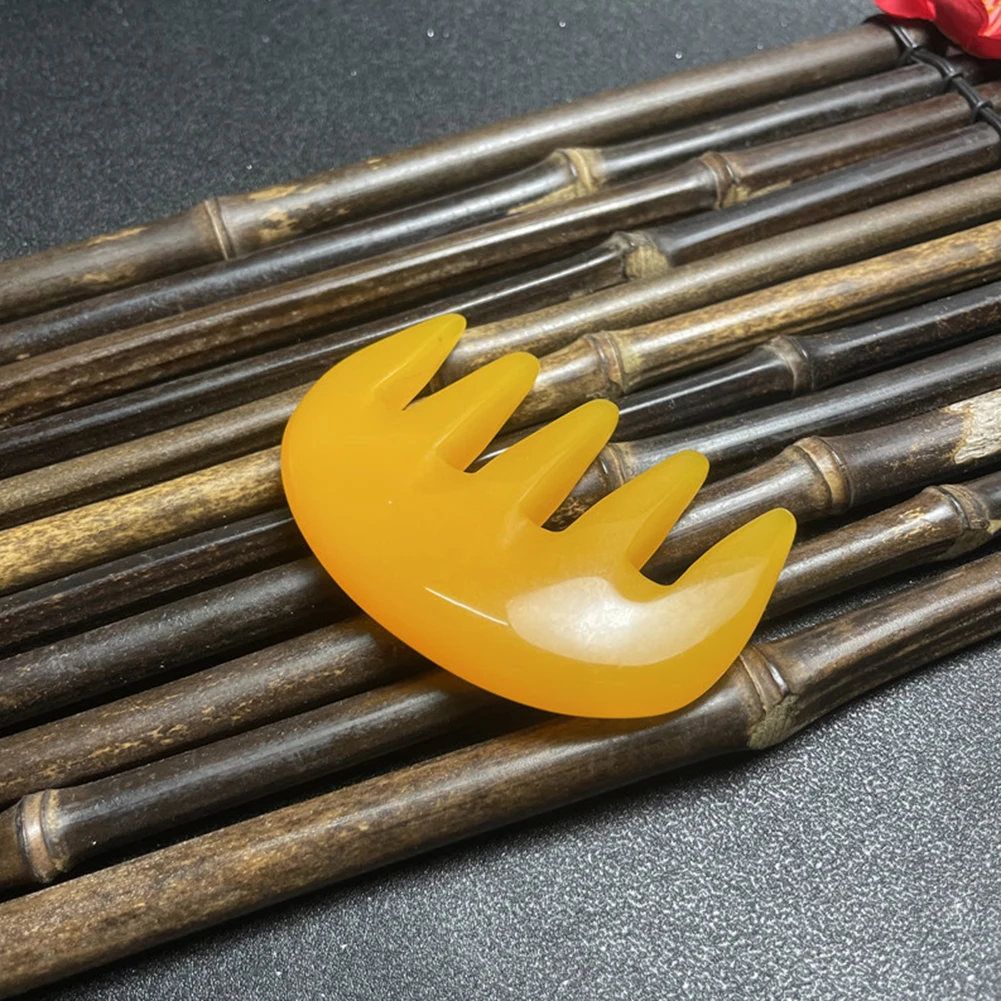 Массажная расческа гуаша натуральный пчелиный воск для спа-иглоукалывания