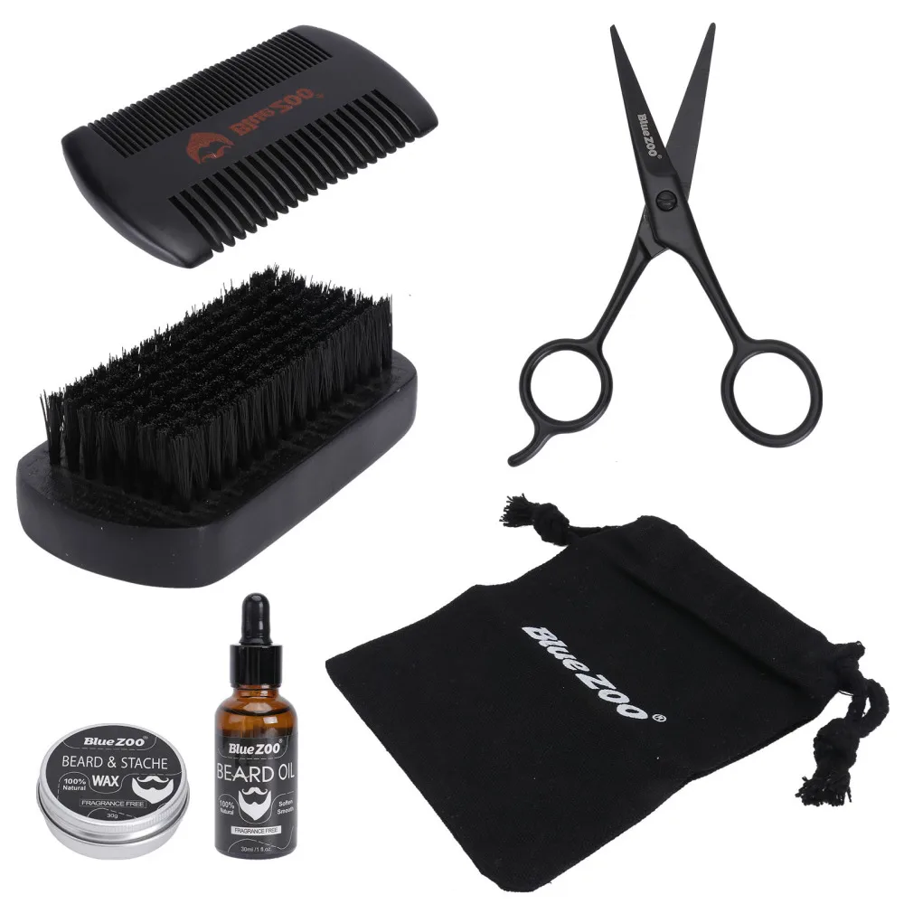 

1 Set Male Beard Shaving Tool Beard Shaver Practical Beard Caring Tools Black