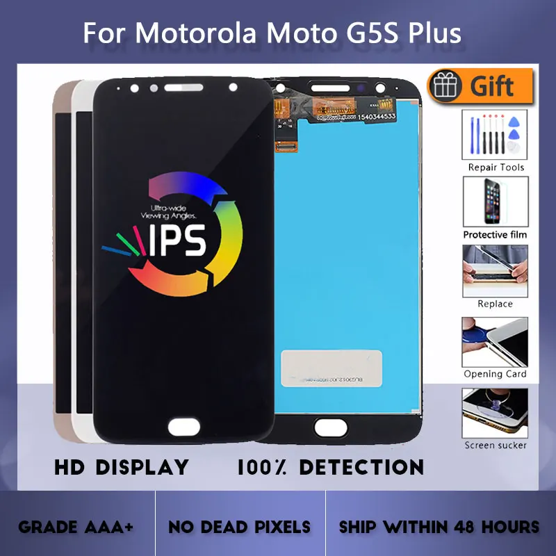 

5,5 "Оригинальный ЖК-дисплей для Motorola MOTO G5S Plus XT1802 XT1803 XT1805 XT1086, ЖК-дисплей, сенсорный экран, дигитайзер, замена