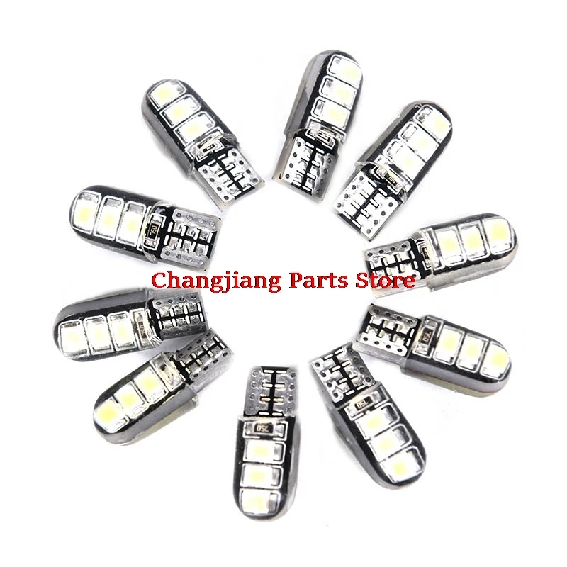 2 шт. светодиодный W5W T10 194 168 6SMD парковочная лампа авто Клин просвет настольная