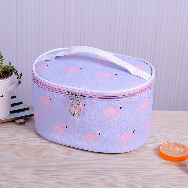 BONAMIE Фламинго Косметическая дорожная Портативная сумка Органайзер для косметики