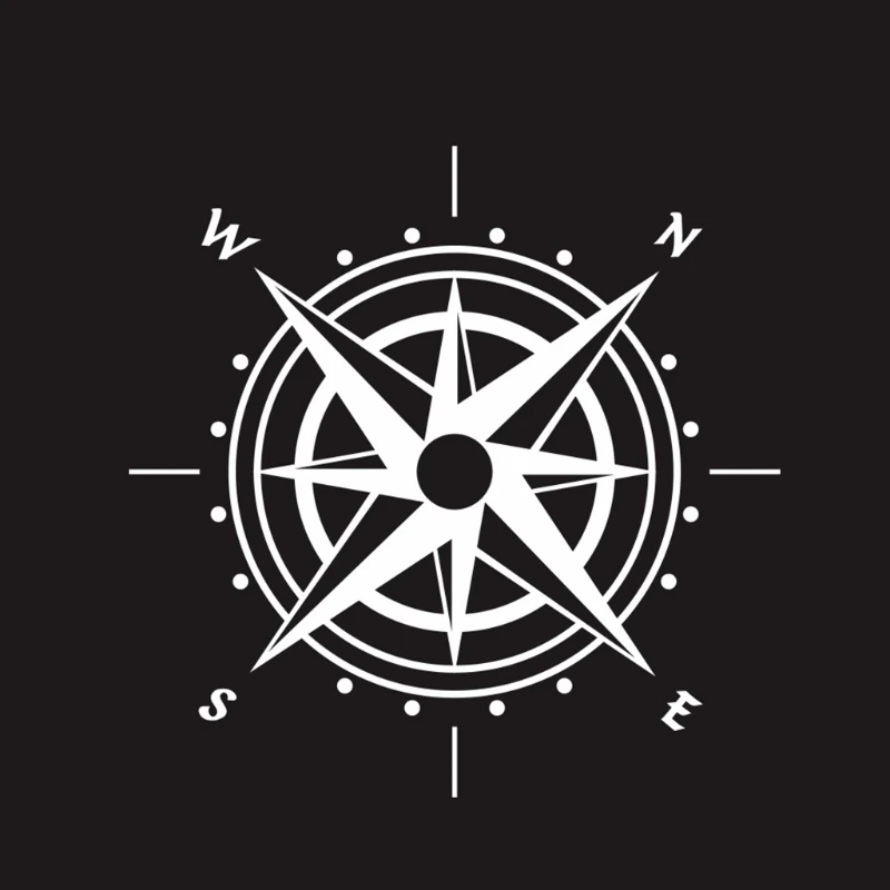 

Newest Art Design Vinyl Compass Car Stickers Decals Funny Vinyl Car-Styling Decals For Auto Window Motorcycle Decor Black/Silver