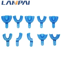 10pcsset smlparts dental impression trays plastic pallets teeth holder resin trays tools