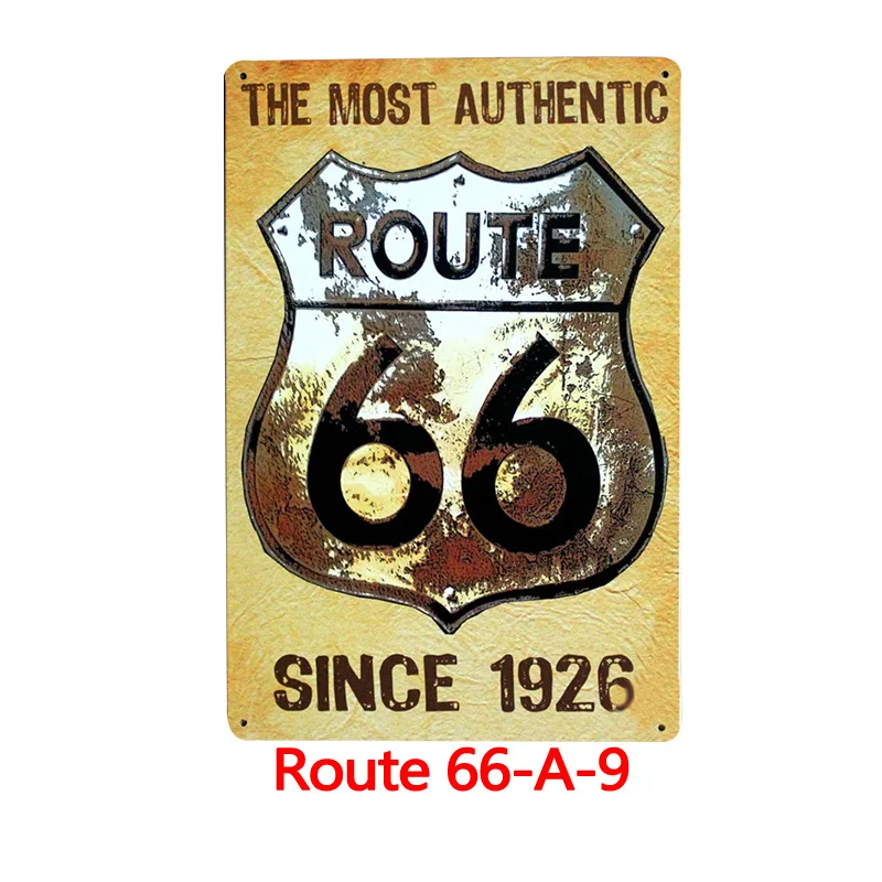 Route US 66 Feel The Freedom ретро металлические жестяные знаки художественный декор