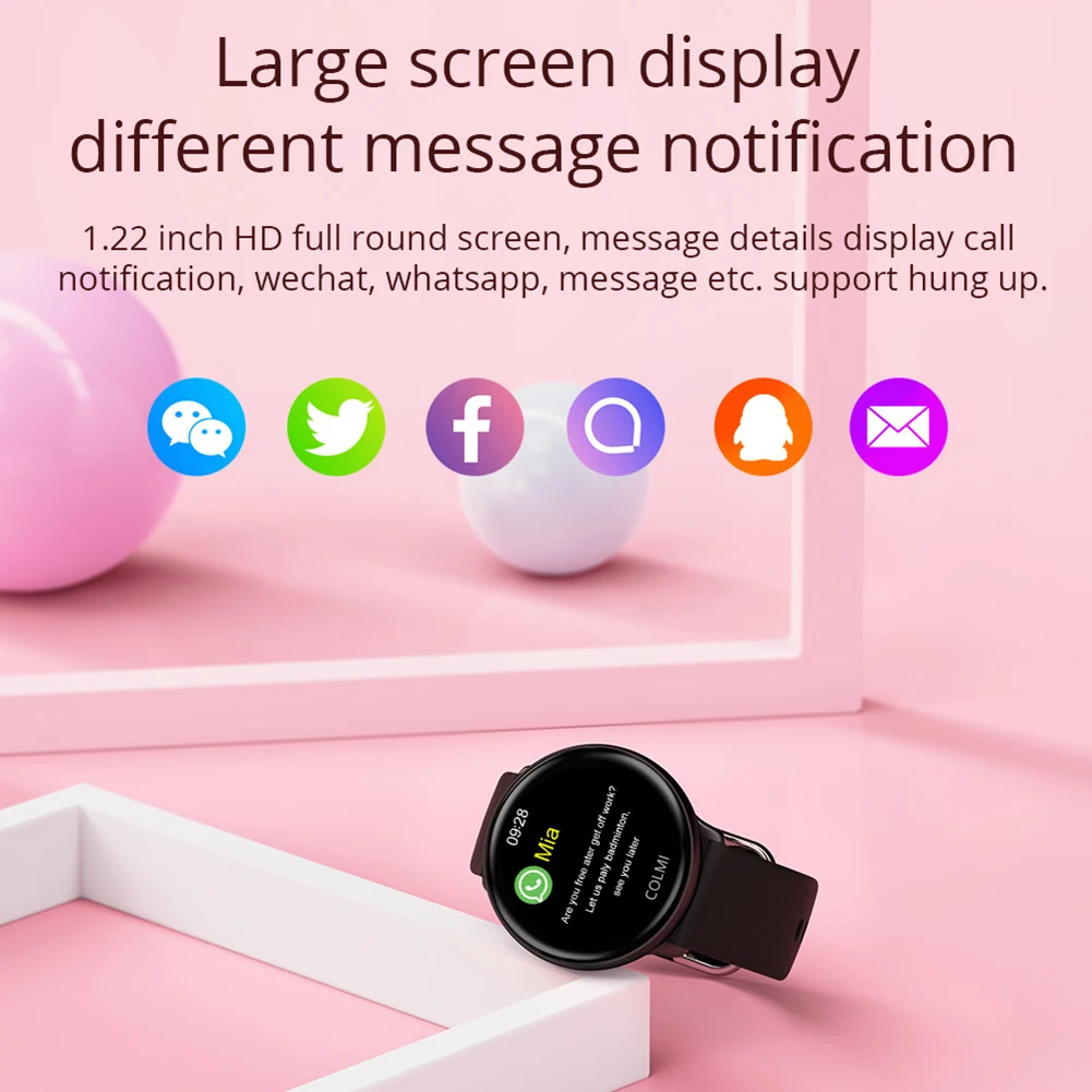 Bluetooth, Смарт часы, мужские, кровяное давление, круглые, умные часы, женские часы, водонепроницаемые, фитнес-трекер, WhatsApp для Android Ios умные часы с измерением давления и экг