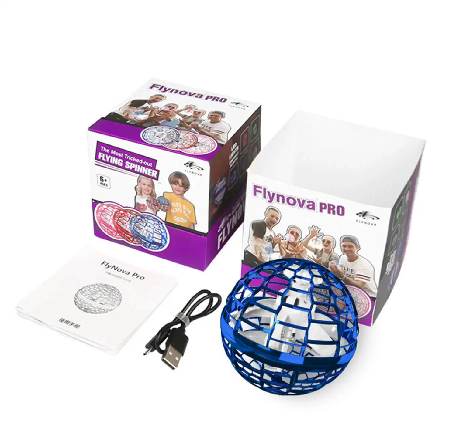 

Flynova Pro волшебный шар Boomerang Flyball декомпрессионный самолет игрушка для пальцев Летающий гироскоп P019