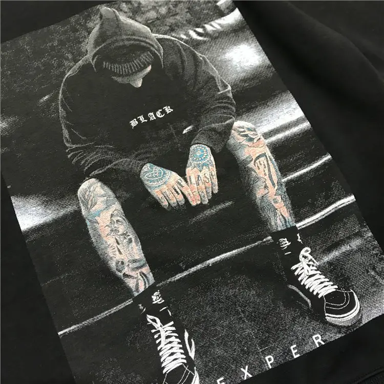 

New sweater men winter plus velvet thick long sleeve jacket students Korean loose trend warm clothes