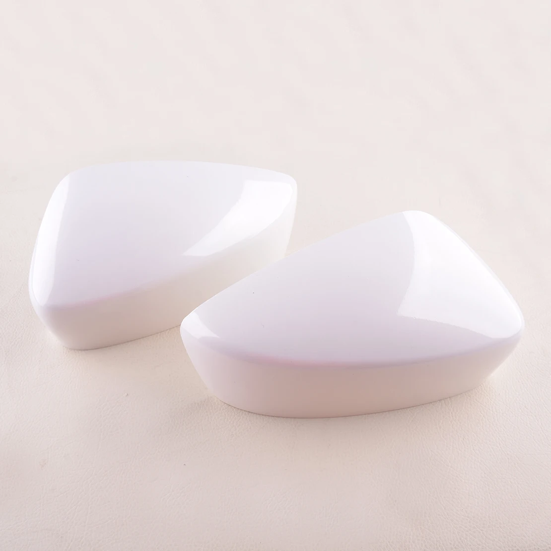 

1 Pair Car Side Rearview Mirror Cover Cap Styling White ABS Decoration Fit For Mazda 3 2014 2015 2016