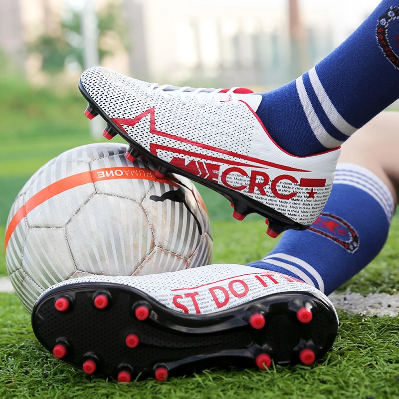 2019 Size33 44 Для мужчин мальчик дети футбольные бутсы для Футбол TF хард кроссовки
