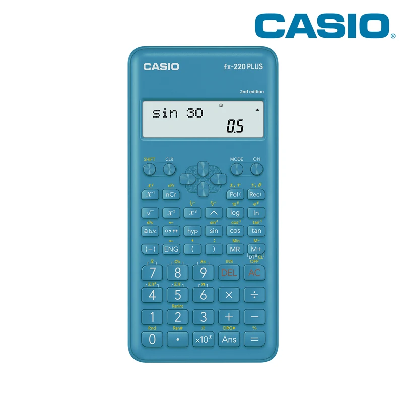Научный калькулятор CASIO FX-220PLUS-2 с солнечной батареей непрограммируемый разрешен