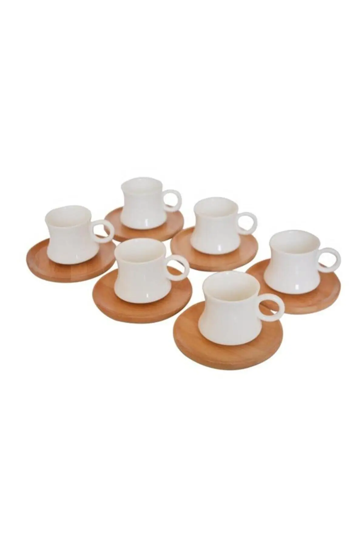 

ceramic coffee cups coffee cup set european style Cappuccino Latte Marble ceramic Plate Spoon set Espresso Bamboo