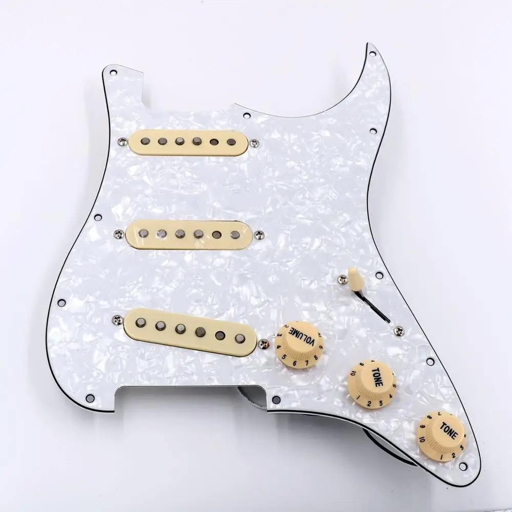Бесплатная доставка Donlis Предварительно Проводная Гитара pickguard проводной Alnico 2 DS24