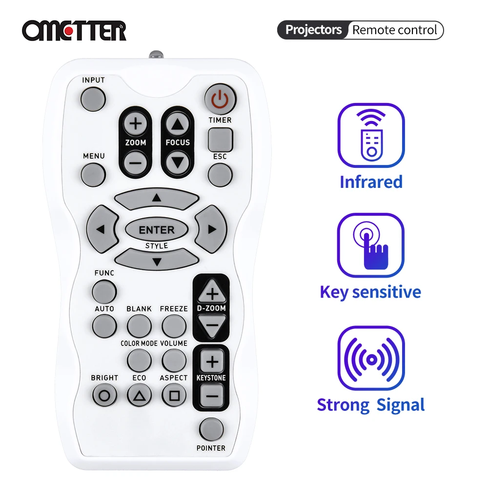 

Suitable for Casio projector remote control YT-110 XJ-A141/A146/A251/A256