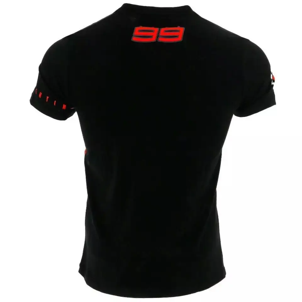 Летняя черная футболка 2017 г. Хорхе Лоренсо 99 внедорожник мотоцикл GP | Автомобили и