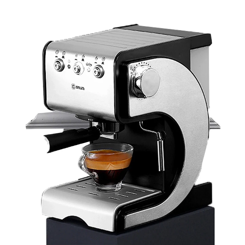 

DL-KF500S Coffee Machine Home Small Italian Semi-automatic Steam-type Foaming Stainless Steel 20Bar Commercial Coffee Machine