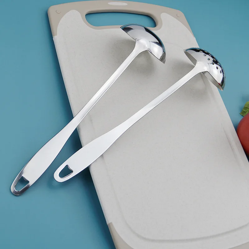 Кухонная утварь из нержавеющей стали ложка с раковиной для супа принадлежности