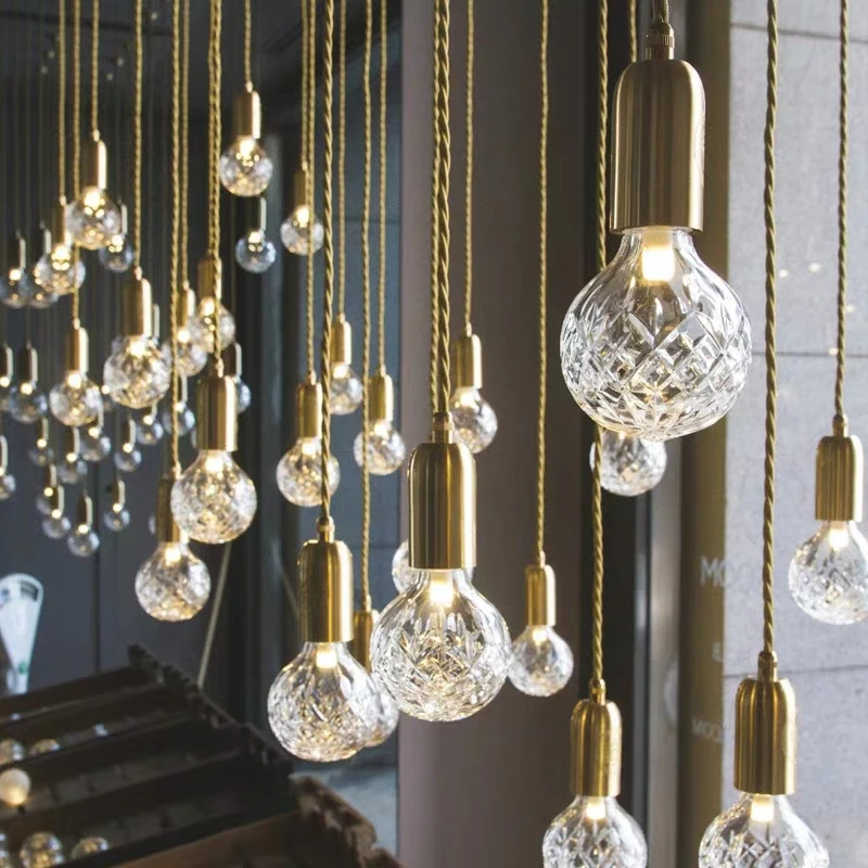 Современный светодиодный подвесной светильник французский роскошный