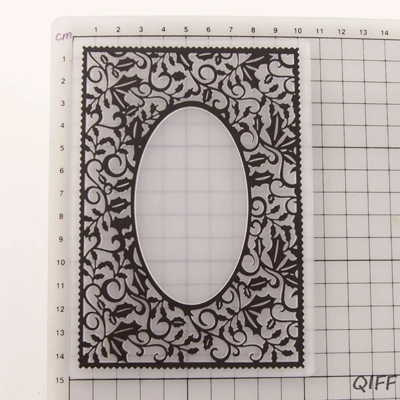 Зеркало пластиковое тиснение папка шаблон DIY скрапбук фотоальбом изготовление
