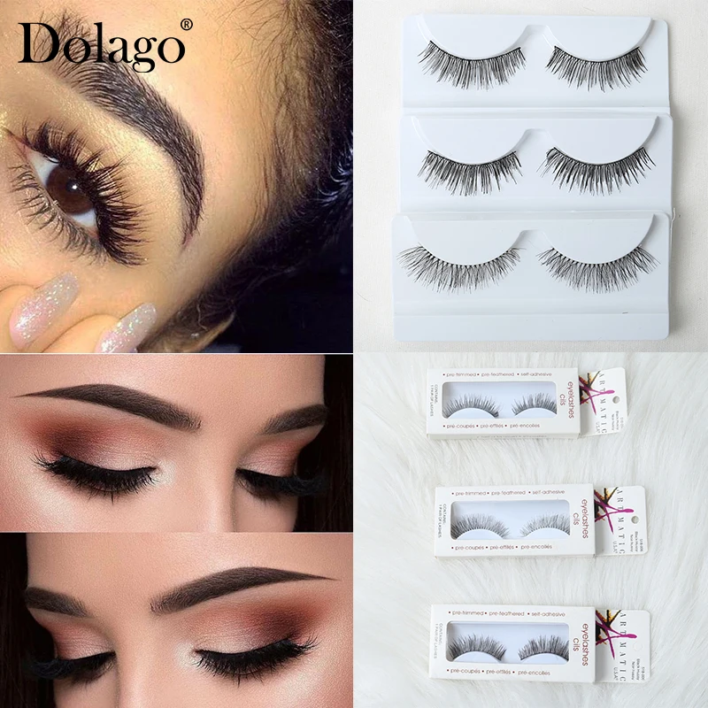 Ресницы 3D норковые ресницы Роскошные ручной работы средней громкости