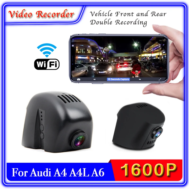

For Audi A4 A4L B9 A6 2016~2021 Car Driving Video Recorder DVR Dedicated WIFI Front and Rear Double Recording Original Car Look