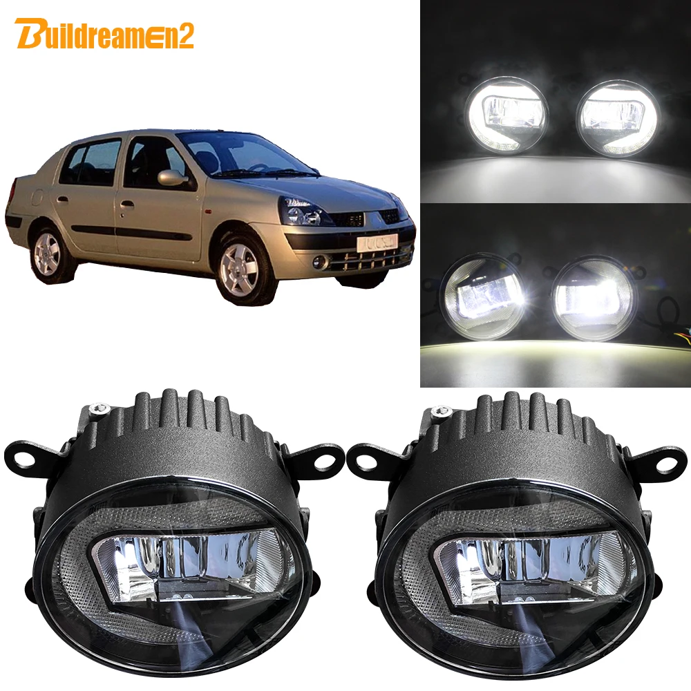 Buildreamen2 для 1998-2015 Renault Thalia Автомобильный светодиодный проектор противотуманная
