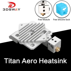 3DSWAY 3D-принтеры Запчасти Titan Aero радиатора охлаждения блока V6 экструдер малого радиуса действия Hotend 1,75 мм радиатора 1 шт.