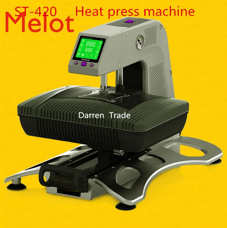 Pneumatic Heat Transfer Machine Automatic 3D Sublimation Heat Press Machine For Phone Case Mugs T-shirt Etc ST-420
