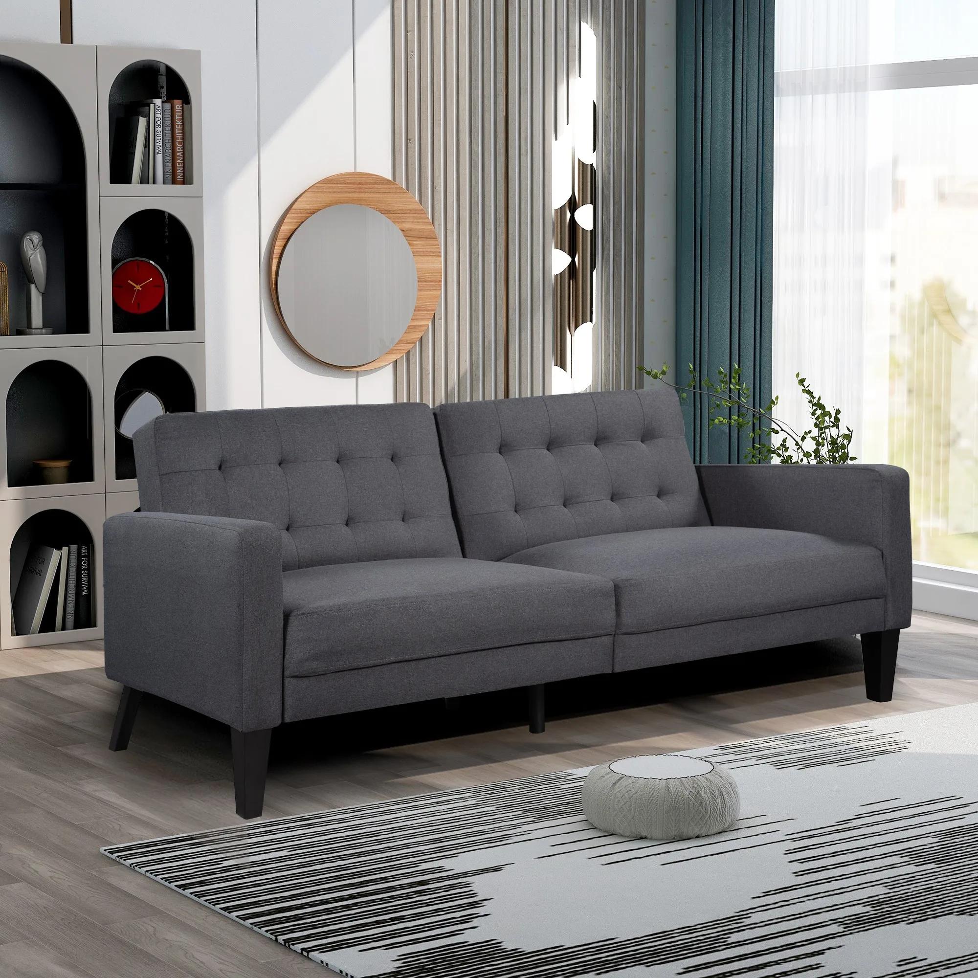 

Sectional Sofa Bed Living Room Furniture Convertible Folding Futon Lounge Couch Apartment Furniture Modern