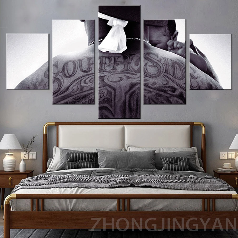 5 шт. домашний Декор 50 центов постер гангста Пап-Пап Картина на холсте настенная